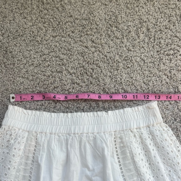 NWT LoveShackFancy Baydar White Skirt - Picture 11 of 12